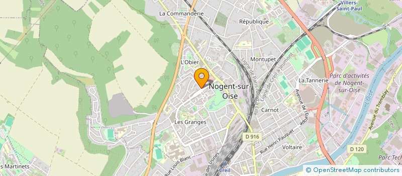 localisation de l'entreprise AIR PICARDIE SERVICE à NOGENT-SUR-OISE