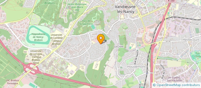 localisation de l'entreprise AIR PLUS à VANDOEUVRE-LES-NANCY