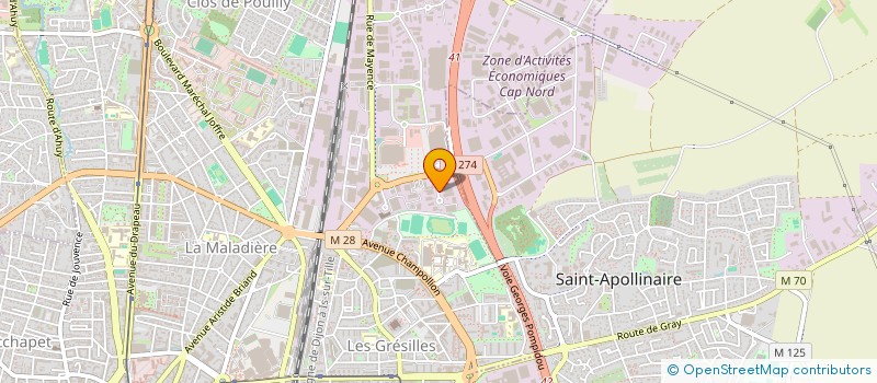 localisation de l'entreprise AIR PLUS DIJON à DIJON