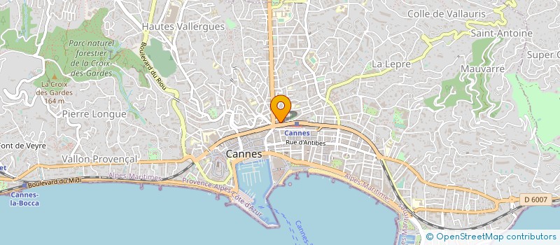 localisation de l'entreprise AIR PRESTATIONS à CANNES