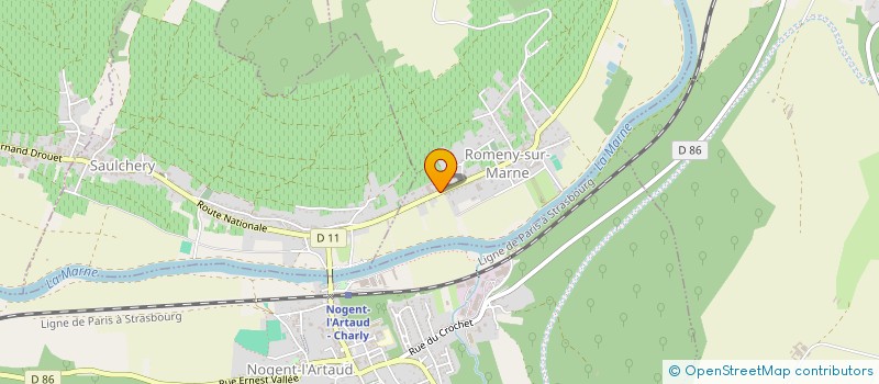 localisation de l'entreprise AIR PRESTIGE à ROMENY-SUR-MARNE