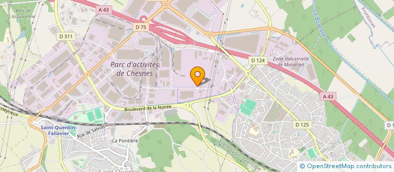 localisation de l'entreprise AIR PRODUCTS TRANSPORT à SAINT-QUENTIN-FALLAVIER