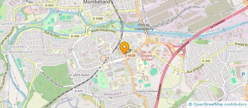localisation de l'entreprise AIR PUR FRANCE à MONTBELIARD