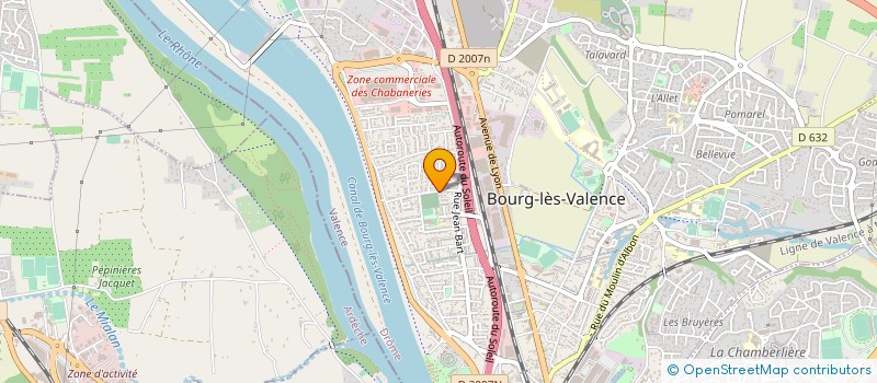 localisation de l'entreprise AIR & R à BOURG-LES-VALENCE