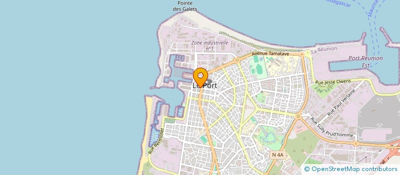 localisation de l'entreprise AIR SEA LOGISTIQUE à LE PORT