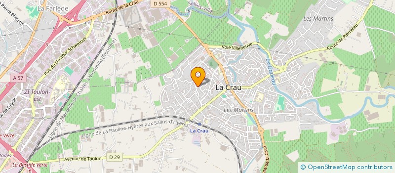 localisation de l'entreprise AIR SERRE 2000  LA CRAU
