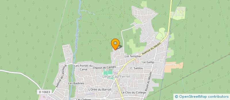 localisation de l'entreprise AIR SH CONSULTING  LEGE-CAP-FERRET