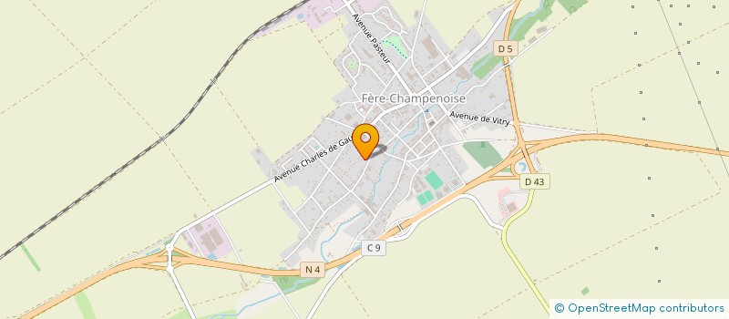 localisation de l'entreprise AIR SOL  FERE-CHAMPENOISE