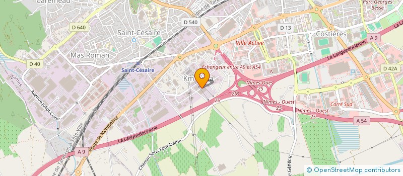 localisation de l'entreprise AIR SYSTEME  MILHAUD