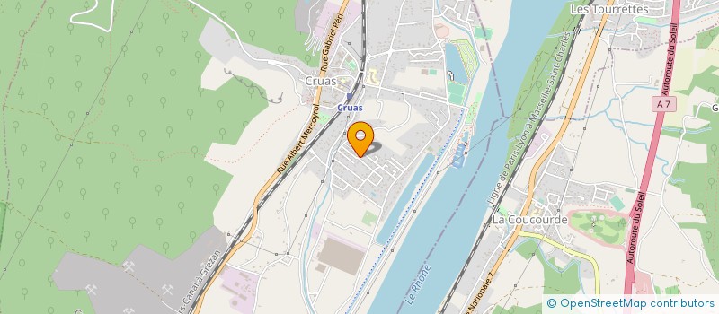 localisation de l'entreprise AIR SYSTEME SUD  CRUAS