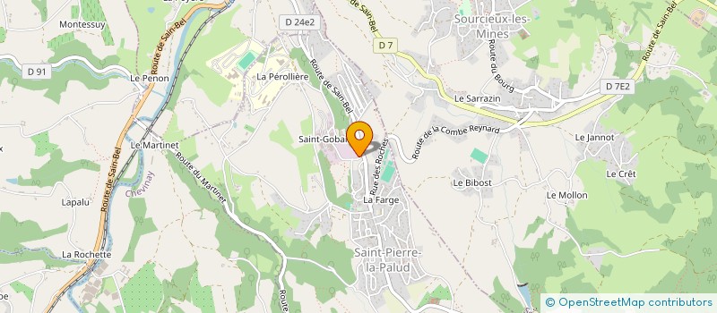 localisation de l'entreprise AIR TECH à SAINT-PIERRE-LA-PALUD