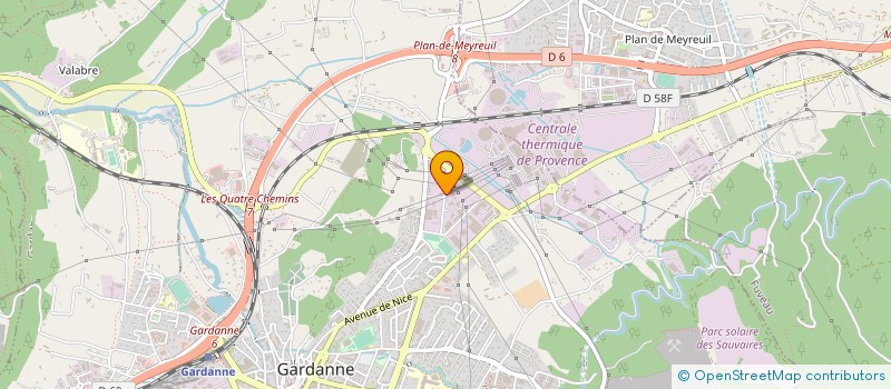 localisation de l'entreprise AIR TECH à GARDANNE