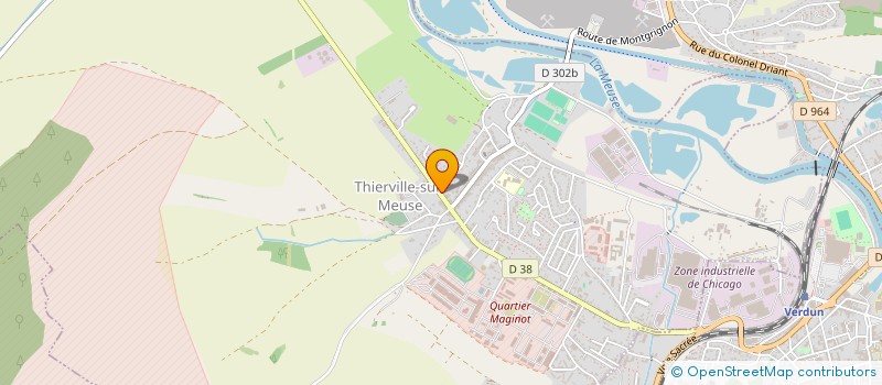 localisation de l'entreprise AIR'TECH à THIERVILLE-SUR-MEUSE