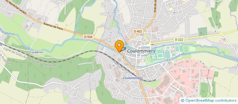 localisation de l'entreprise AIR TERRE ENERGIE 77 à COULOMMIERS