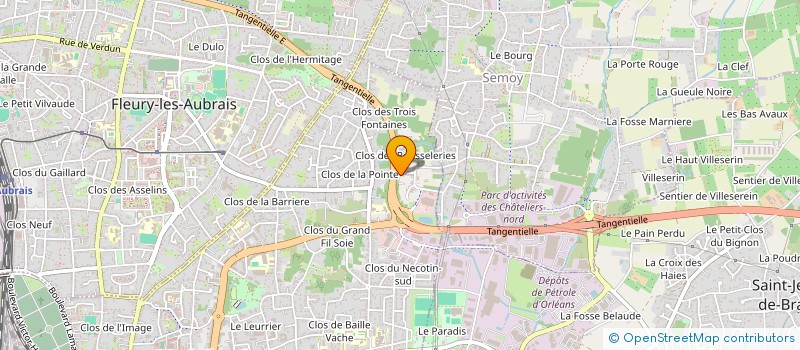 localisation de l'entreprise AIR TERRE SERVICES EUROPE A.T.S.EU à ORLEANS