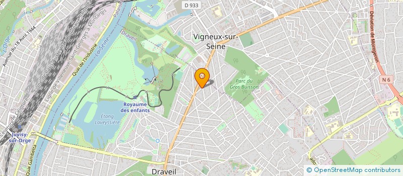 localisation de l'entreprise AIR THERM à DRAVEIL