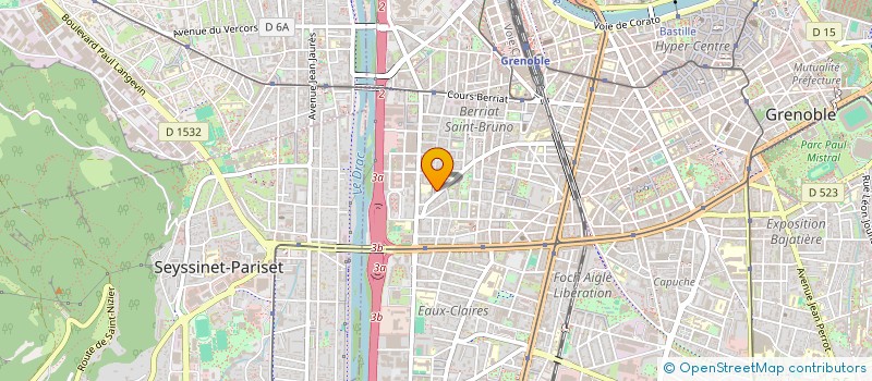 localisation de l'entreprise AIR TREATMENT SYSTEM  GRENOBLE