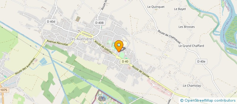 localisation de l'entreprise AIR UISSAN 6  LES AVENIERES VEYRINS-THUELLIN