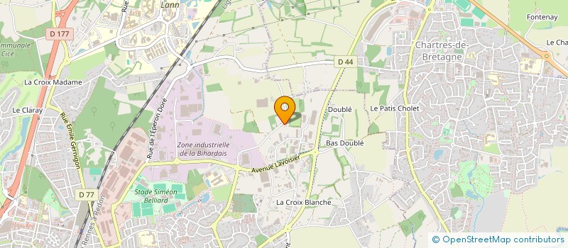 localisation de l'entreprise AIR V  BRUZ