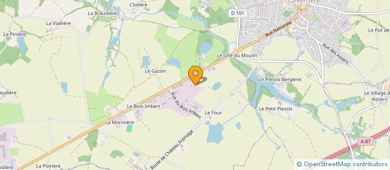 localisation de l'entreprise AIR VEAUX à LA FERRIERE