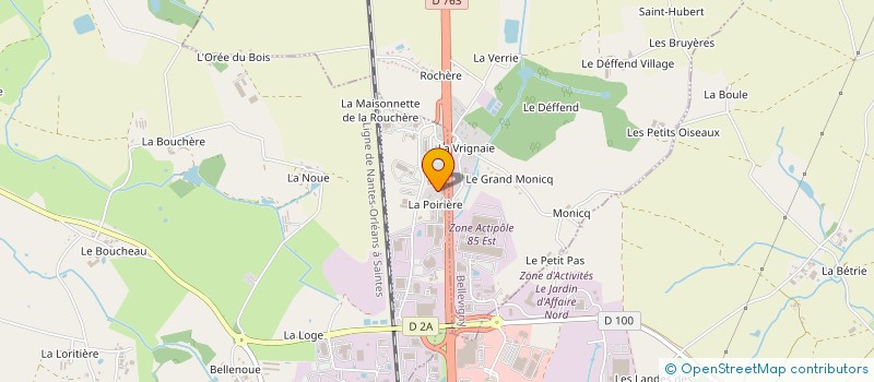 localisation de l'entreprise AIR VENDEE INVESTISSEMENTS à BELLEVIGNY