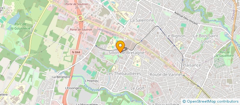 localisation de l'entreprise AIR VENTILATION 44  SAINT-HERBLAIN