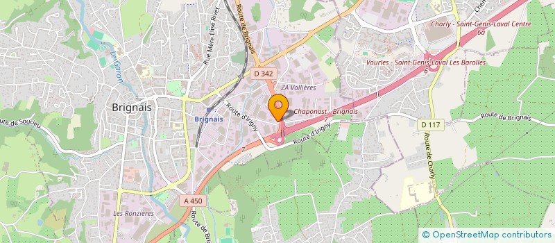 localisation de l'entreprise AIR & VIE à BRIGNAIS
