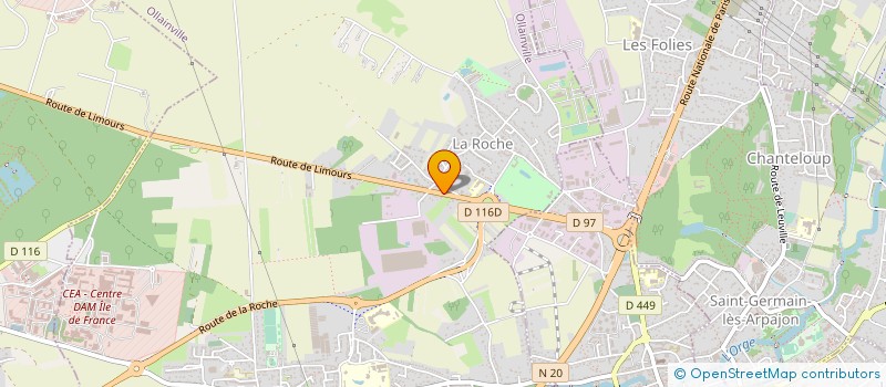 localisation de l'entreprise AIR VIG NACELLE  OLLAINVILLE