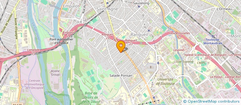 localisation de l'entreprise AIR VOLANT  TOULOUSE