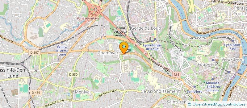 localisation de l'entreprise AIR VOYAGES SERVICES à LYON