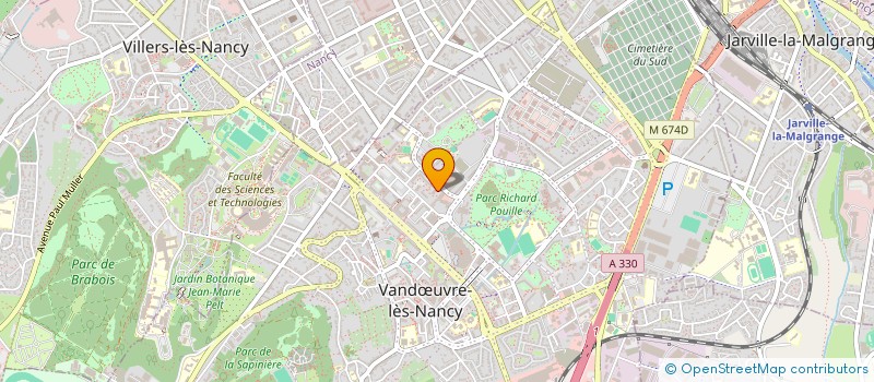 localisation de l'entreprise AIR VTC CHAUFFEUR PRIVE 2  VANDUVRE-LES-NANCY