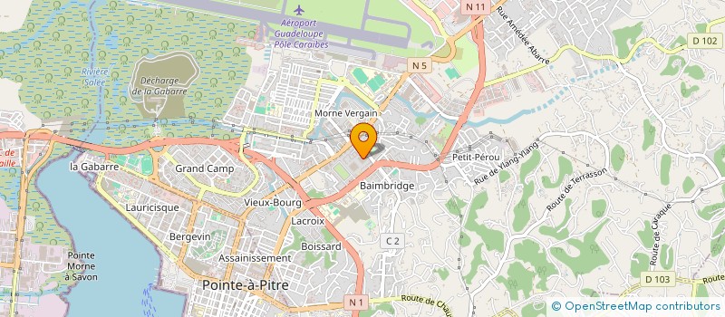 localisation de l'entreprise AIR WEB CARAIBES à LES ABYMES