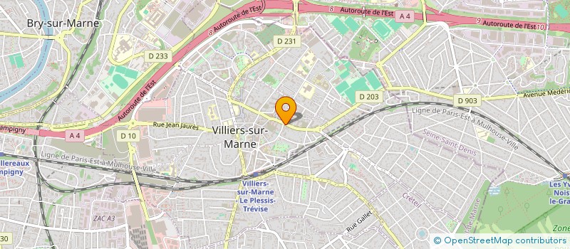 localisation de l'entreprise AIR ZED à VILLIERS-SUR-MARNE