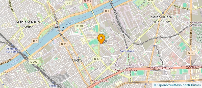 localisation de l'entreprise AIR4DATA à CLICHY