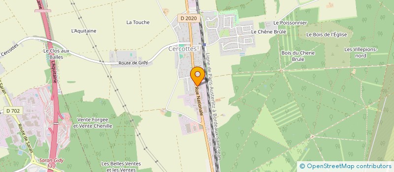 localisation de l'entreprise AIR9 à BONNEVAL
