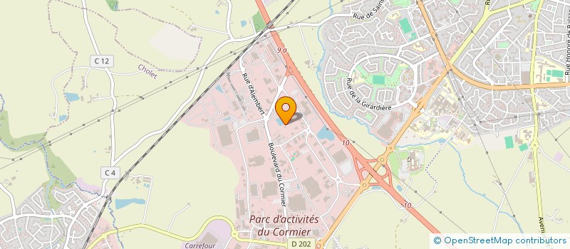 localisation de l'entreprise AIRA-PRODUCTION à CHOLET