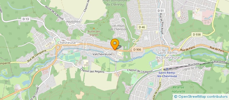 localisation de l'entreprise AIRAINDOR à CHEVREUSE
