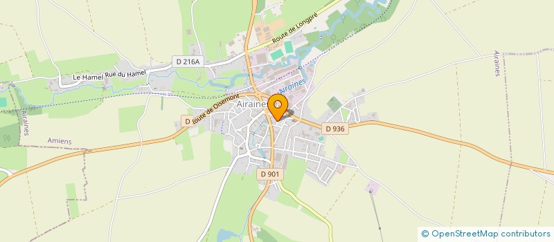 localisation de l'entreprise AIRAINES FUNERAIRES  AIRAINES