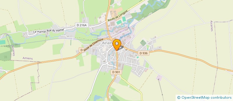 localisation de l'entreprise AIRAINES OPTIC  AIRAINES