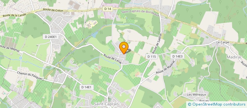 localisation de l'entreprise AIRAL  SAINT-CAPRAIS-DE-BORDEAUX