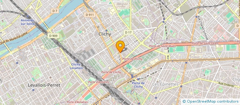 localisation de l'entreprise AIRAS 16  CLICHY