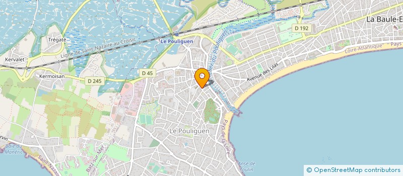 localisation de l'entreprise AIRAUD à LE POULIGUEN