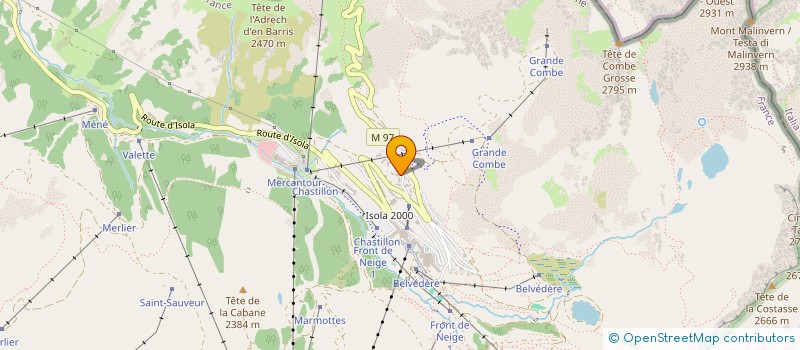 localisation de l'entreprise AIRAUDI - JACOMET  ISOLA