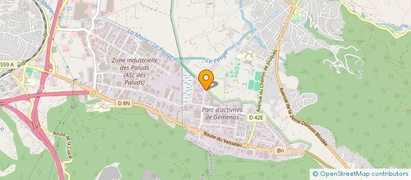 localisation de l'entreprise AIRBAG à GEMENOS