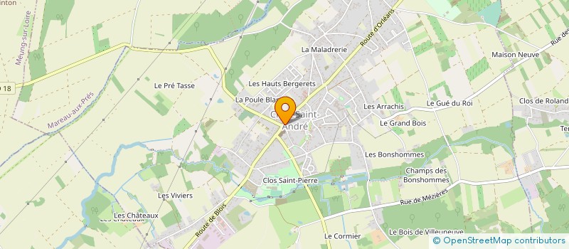 localisation de l'entreprise AIRBAS à CLERY-SAINT-ANDRE