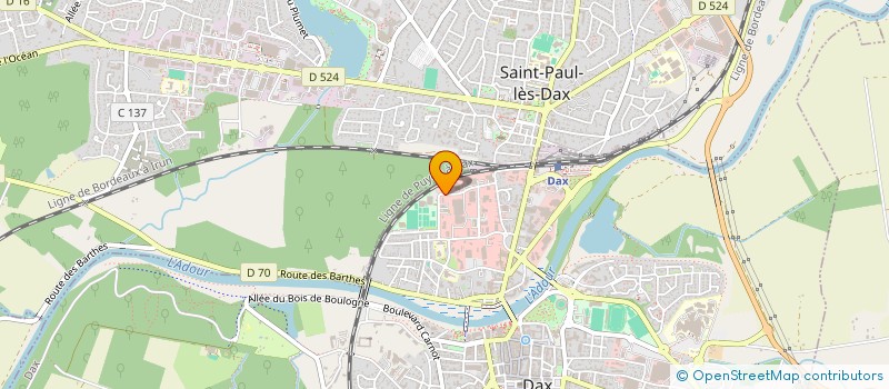 localisation de l'entreprise AIRBBC à DAX