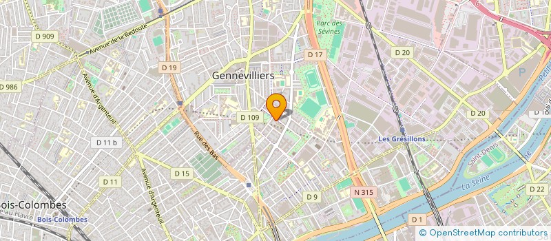 localisation de l'entreprise AIRBORNE CLEANERS à GENNEVILLIERS