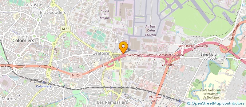 localisation de l'entreprise AIRBUS ATR à TOULOUSE
