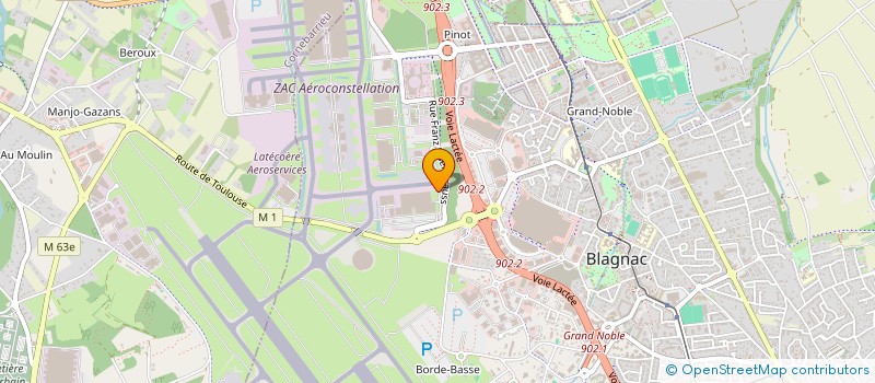 localisation de l'entreprise AIRBUS BEYOND à BLAGNAC