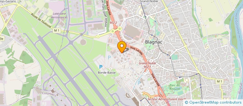 localisation de l'entreprise AIRBUS PROTECT à BLAGNAC
